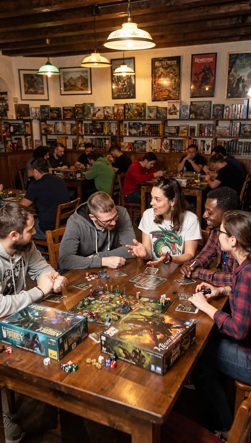 Board game tournament fostering community engagement and fun
